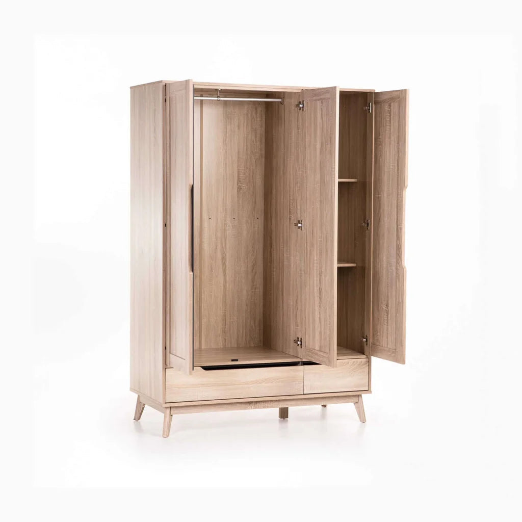Pierpont 3 Door 2 Drawer Robe
