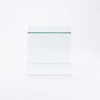 Clear Flute Reagul Glass Table