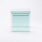 Clear Flute Reagul Glass Table
