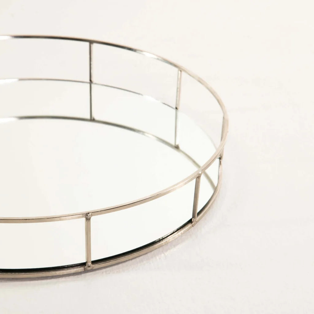 Celeste Set Of 2 Mirror Trays