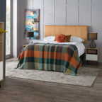 Rankin Velvet Headboad - Blush - Double