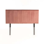 Rankin Velvet Headboad - Blush - Double
