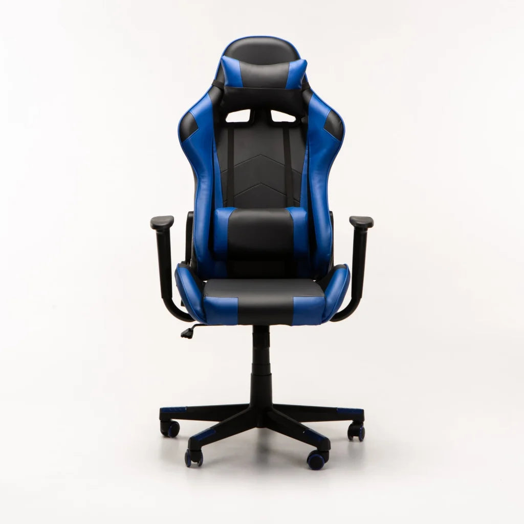Yugo Highback Deluxe Gaming Chair AH577 - Black/Blue