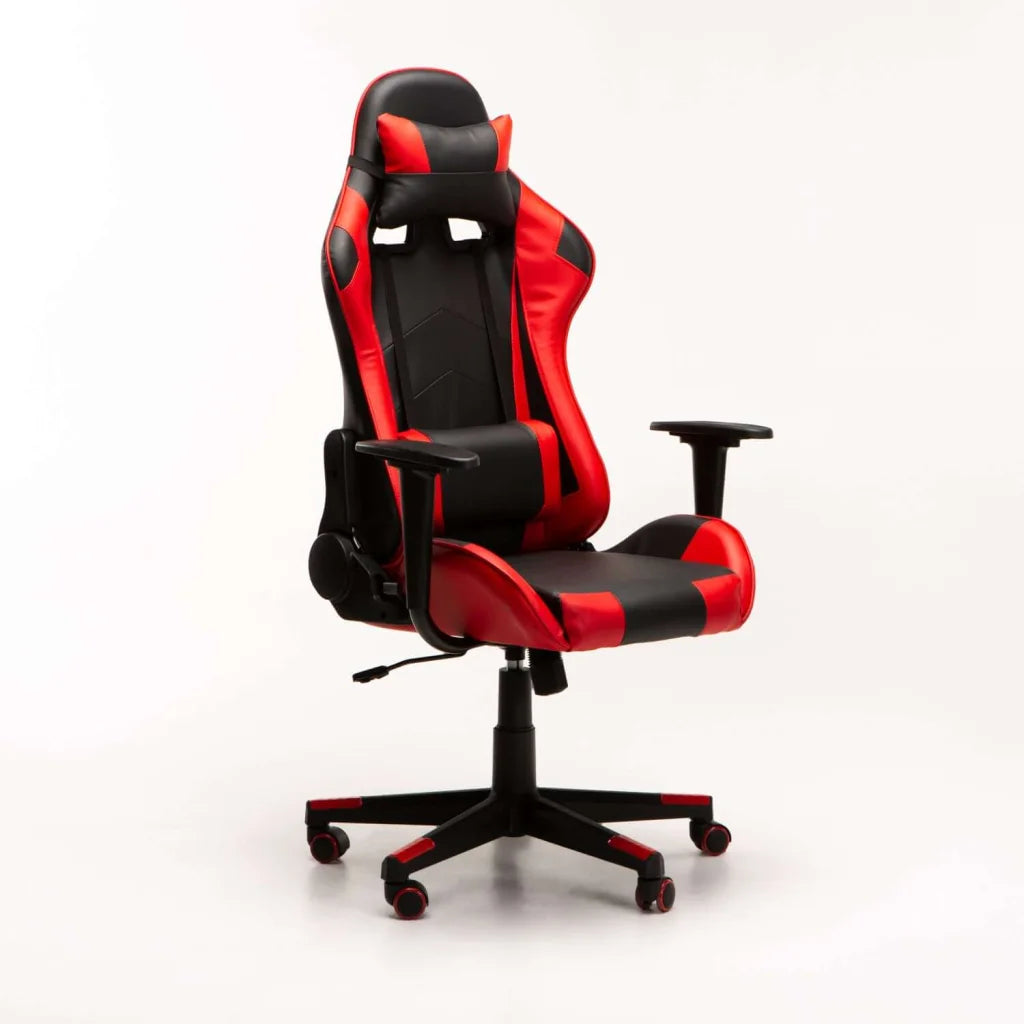 Yugo Highback Deluxe Gaming Chair AH577 - Black/Red