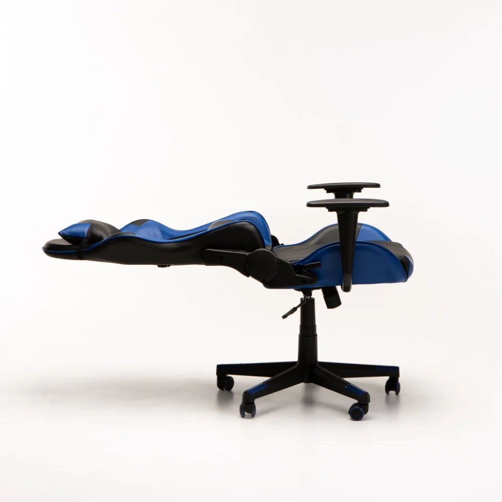 Yugo Highback Deluxe Gaming Chair AH577 - Black/Blue