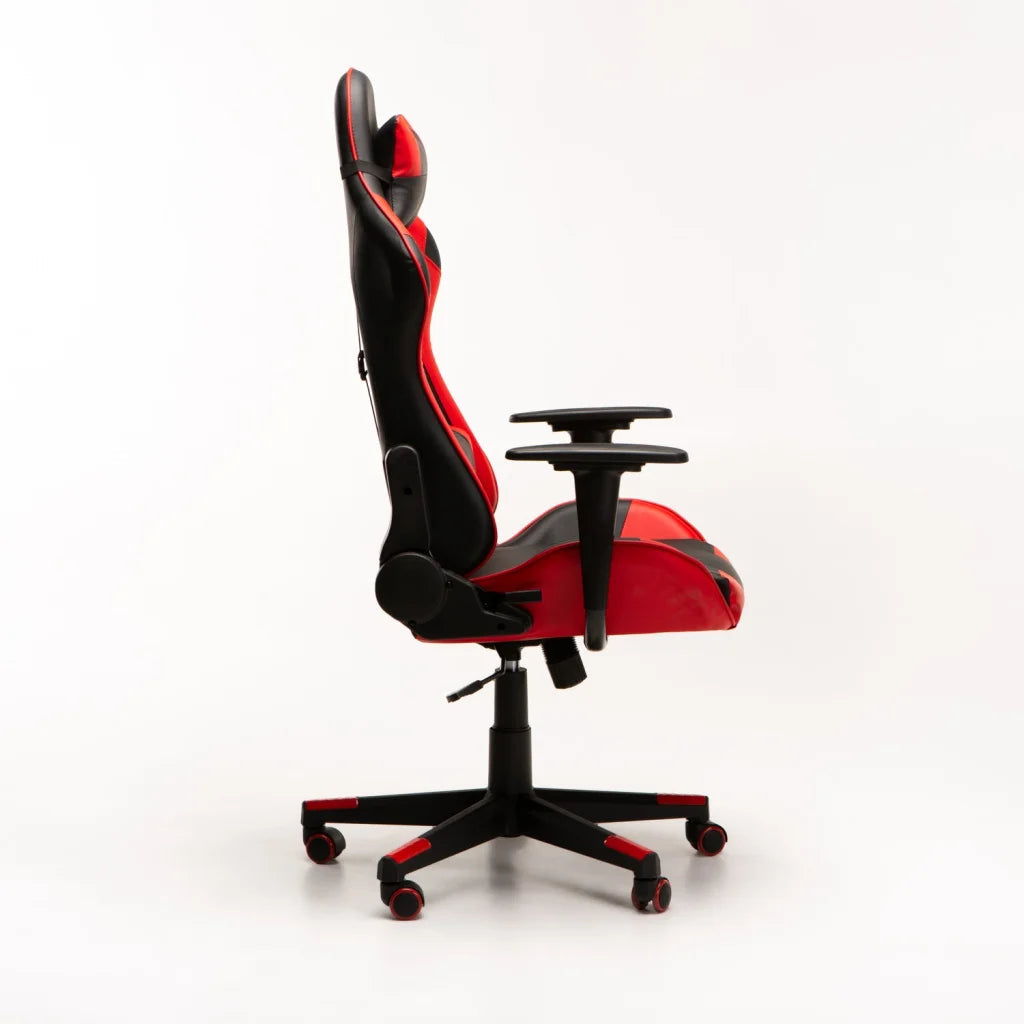 Yugo Highback Deluxe Gaming Chair AH577 - Black/Red