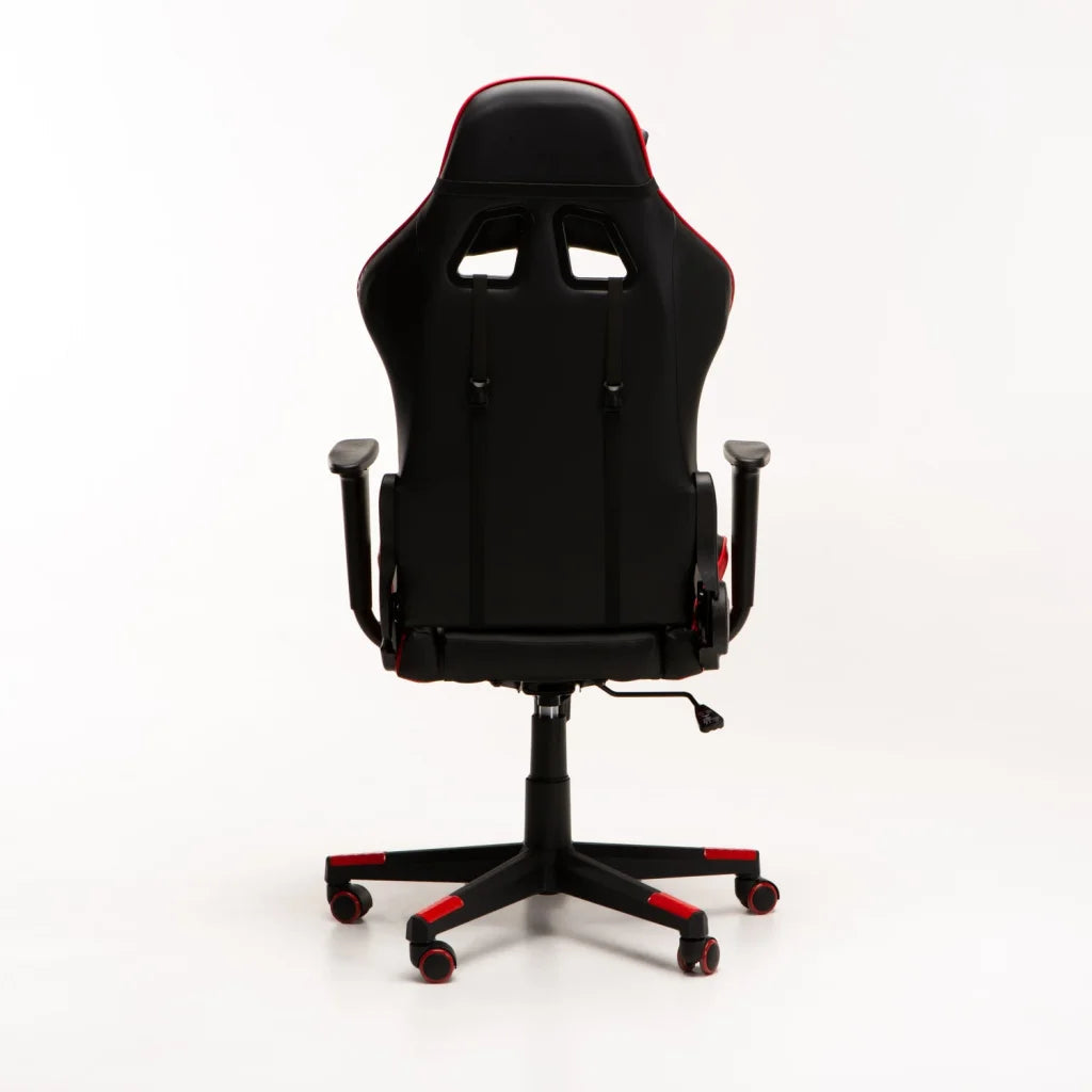 Yugo Highback Deluxe Gaming Chair AH577 - Black/Red