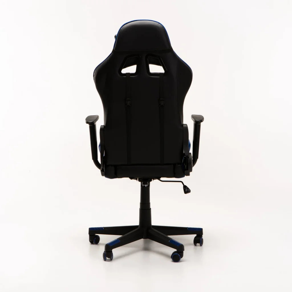 Yugo Highback Deluxe Gaming Chair AH577 - Black/Blue