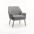 Vishaya  Fabric Chair - Grey