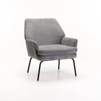 Vishaya  Fabric Chair - Grey