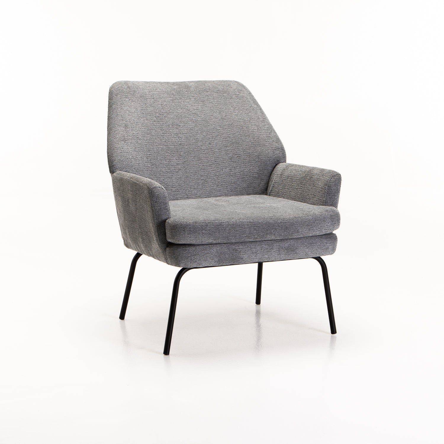 Vishaya  Fabric Chair - Grey