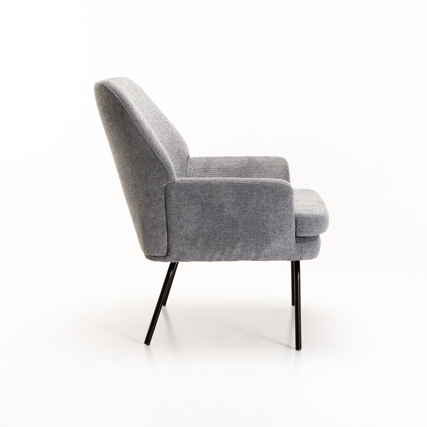Vishaya  Fabric Chair - Grey