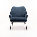 Vishaya  Fabric Chair - Blue