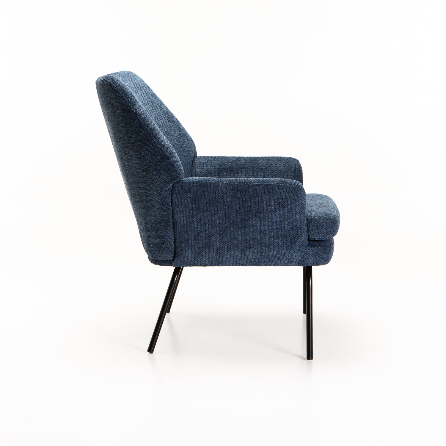 Vishaya  Fabric Chair - Blue