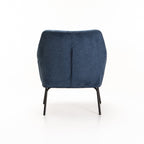 Vishaya  Fabric Chair - Blue