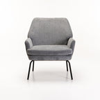 Vishaya  Fabric Chair - Grey