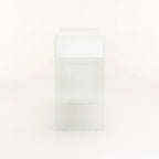 Juju Glass Console With Drawers - White