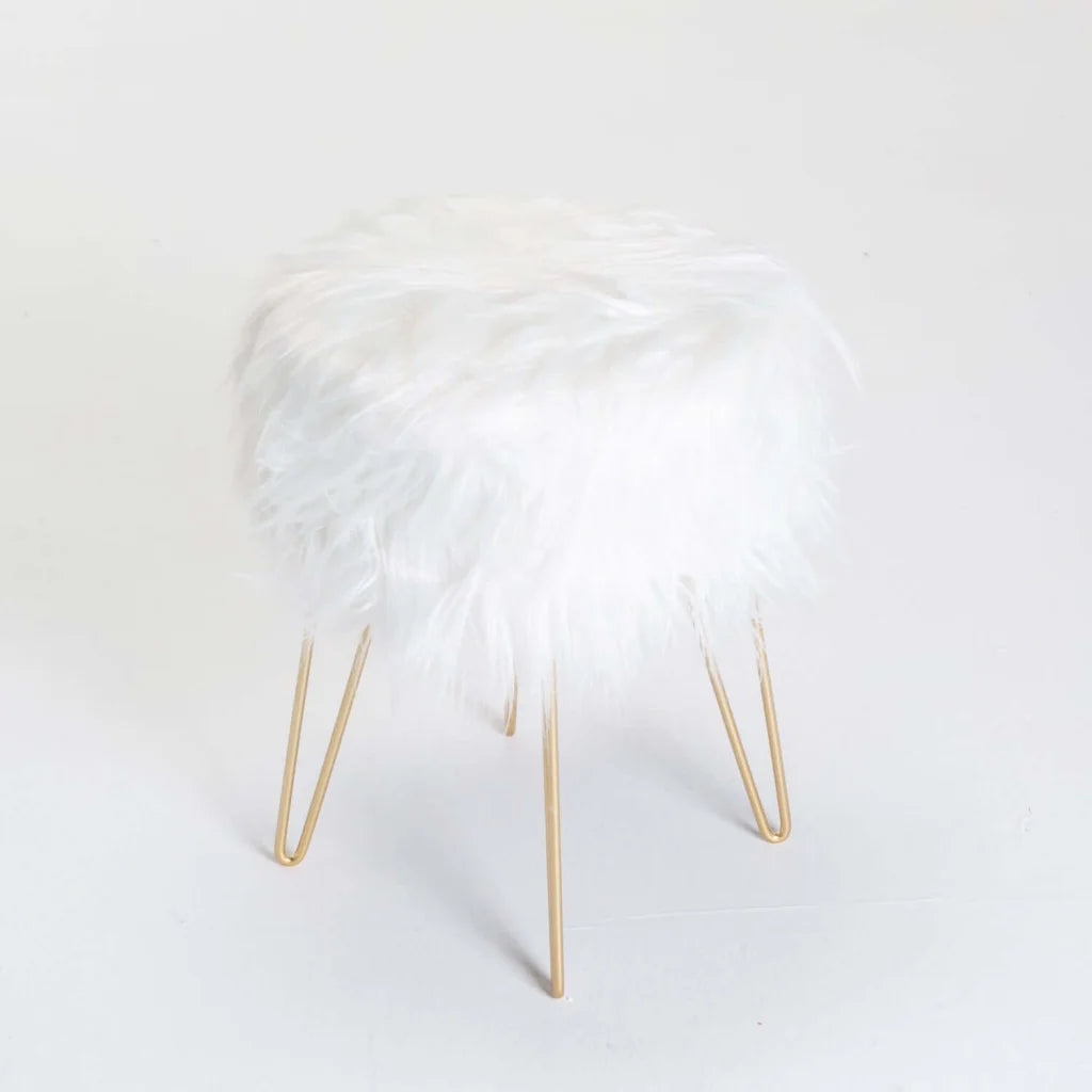 Fancy Fur Stool