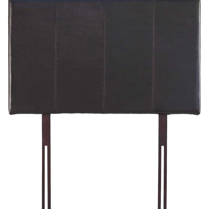 Urbi Leather Headboard - Brown - Single