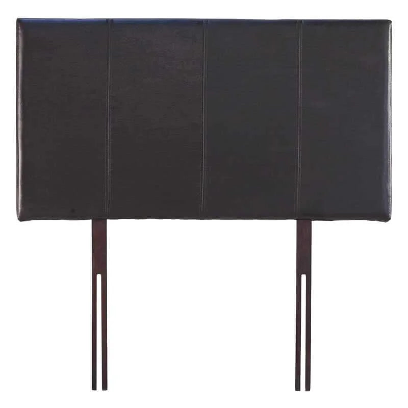 Urbi Leather Headboard - Brown - Three Quarter