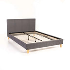 Omarr Fabric Bed Frame - Queen Standard