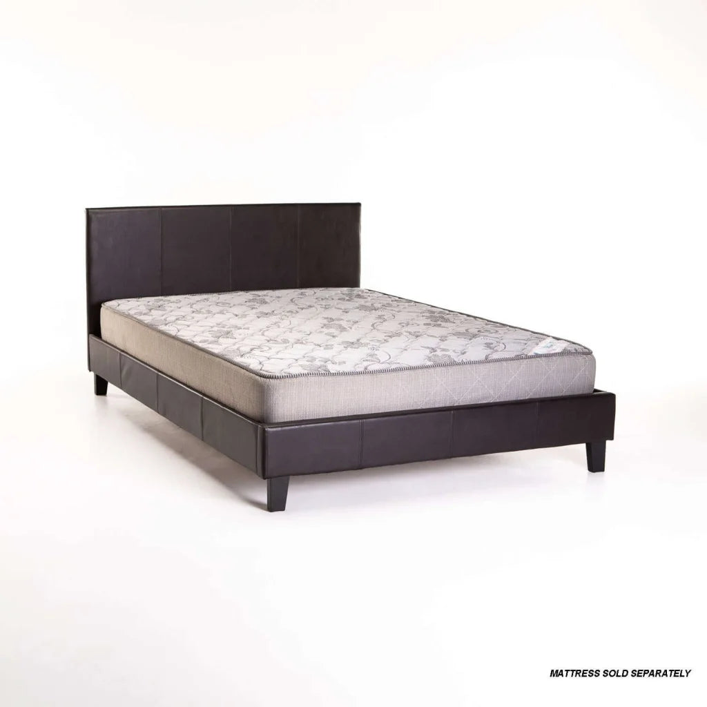 Omarr Leather Touch Bed Frame - Double