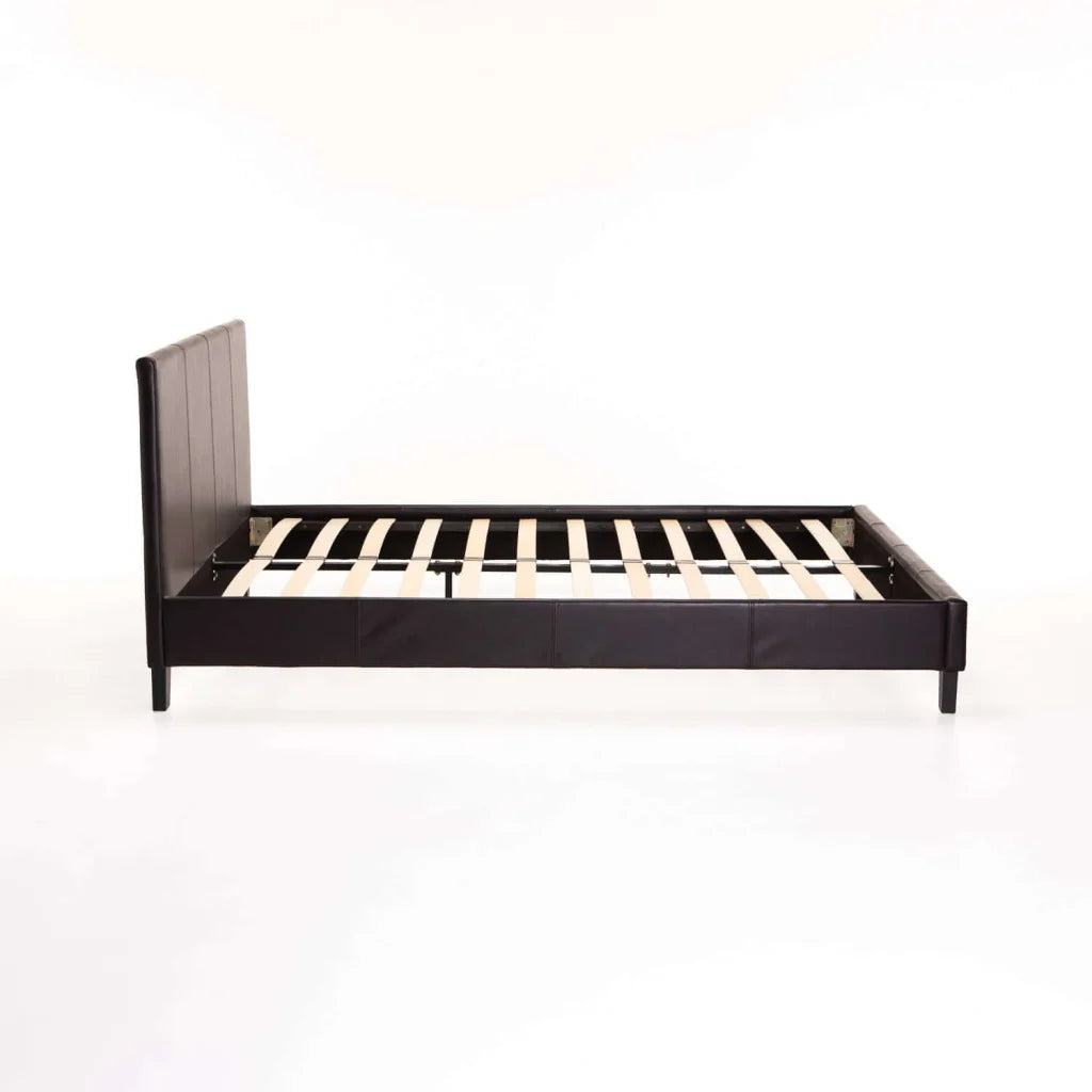 Omarr Leather Touch Bed Frame - Double