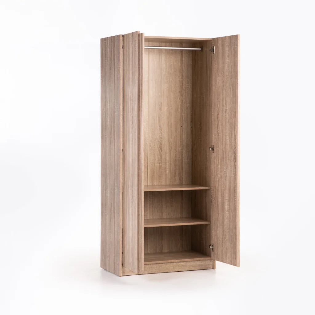 Dustu 2 Door Robe - Oak