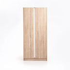 Dustu 2 Door Robe -  White / Oak