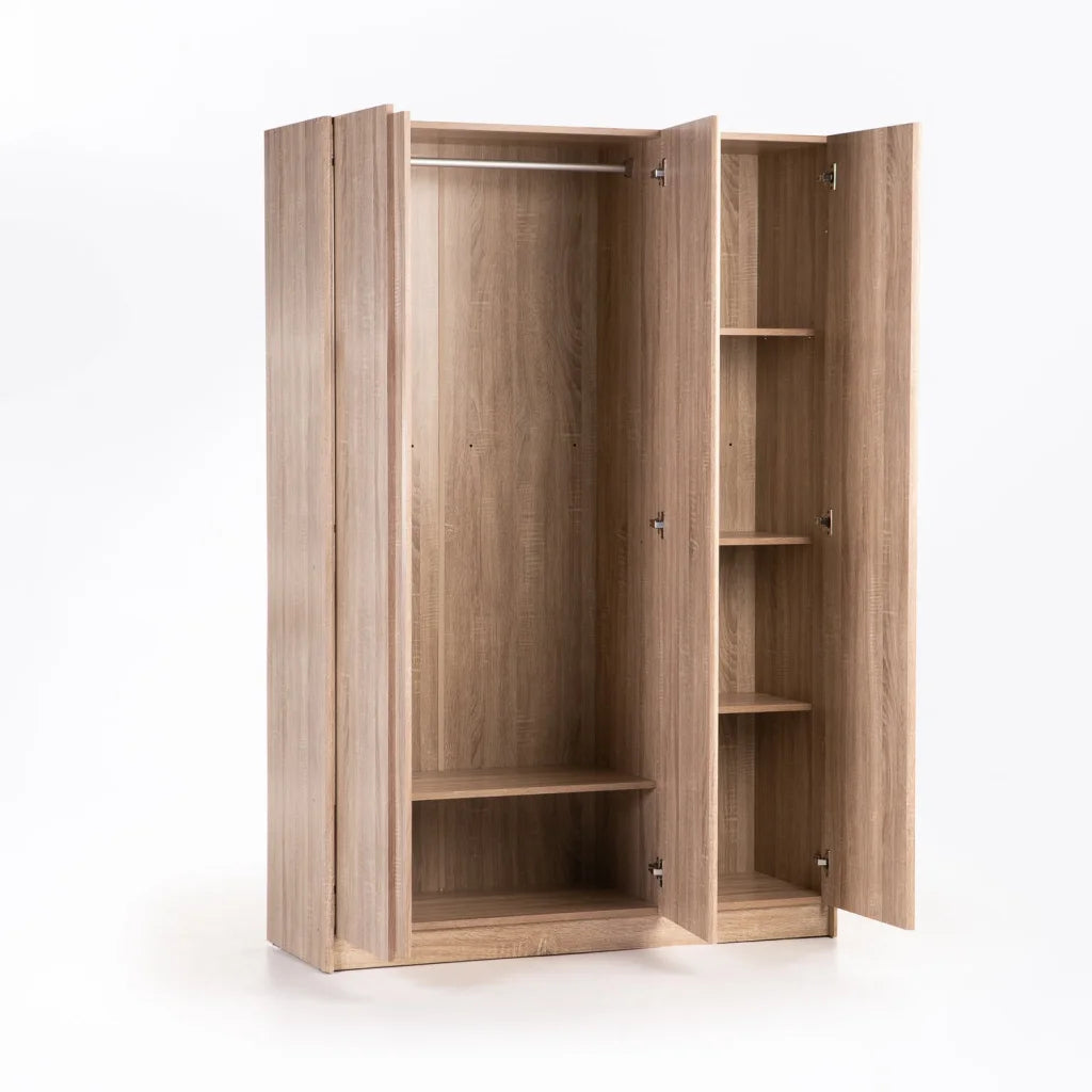 Dustu 3 Door Robe - Oak