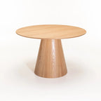 Tobby  120cm Round Dining  Table - Oak