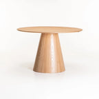 Tobby  120cm Round Dining  Table - Oak