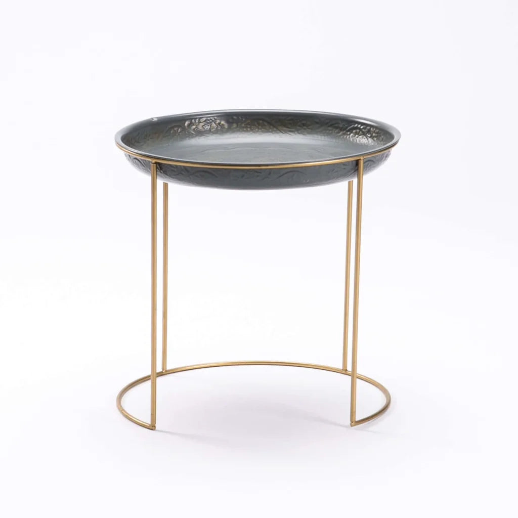 Kos Echo Round Metal Side Table