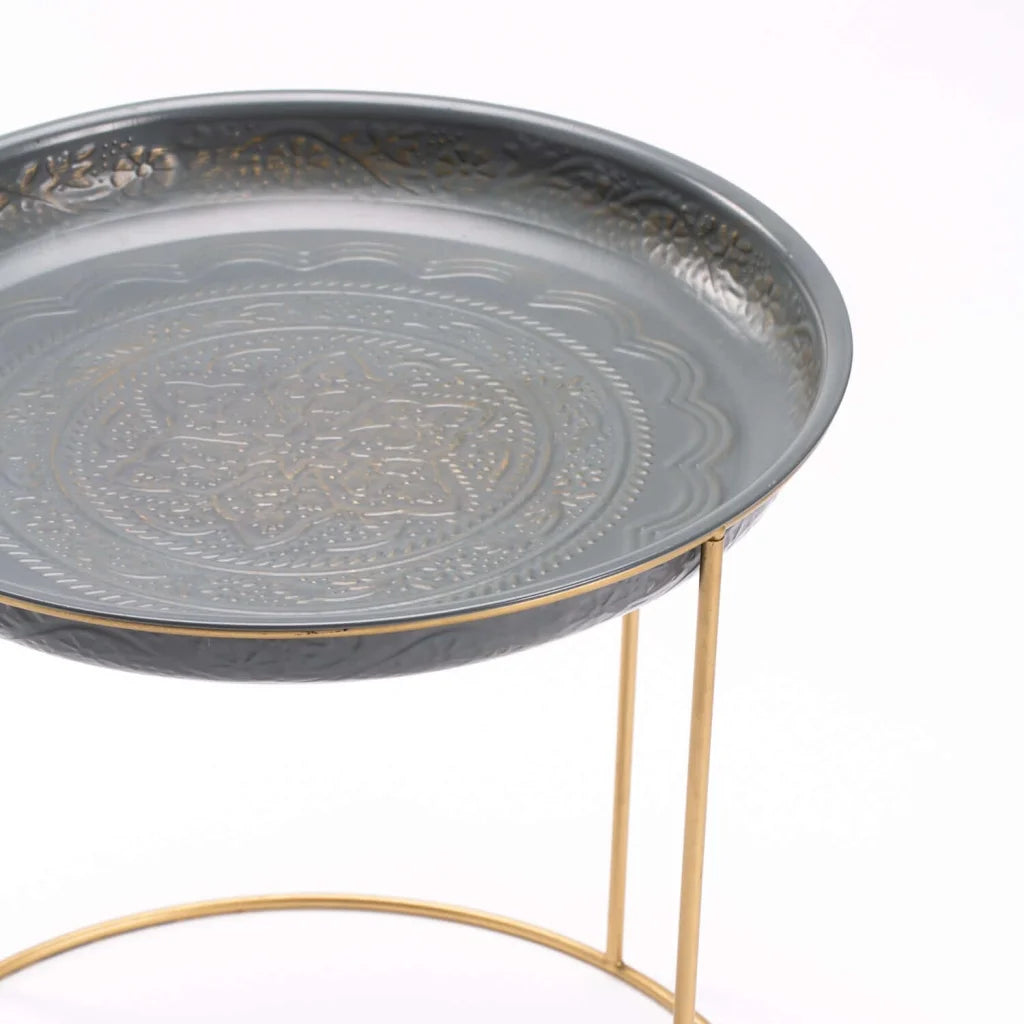 Kos Echo Round Metal Side Table