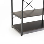 Kimimila 3 Shelf & Hanging Open Robe - Black
