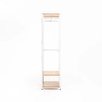 Kimimila 3 Shelf & Hanging Open Robe - White