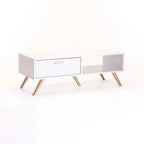 Abelour 100x40cm Coffee Table - White