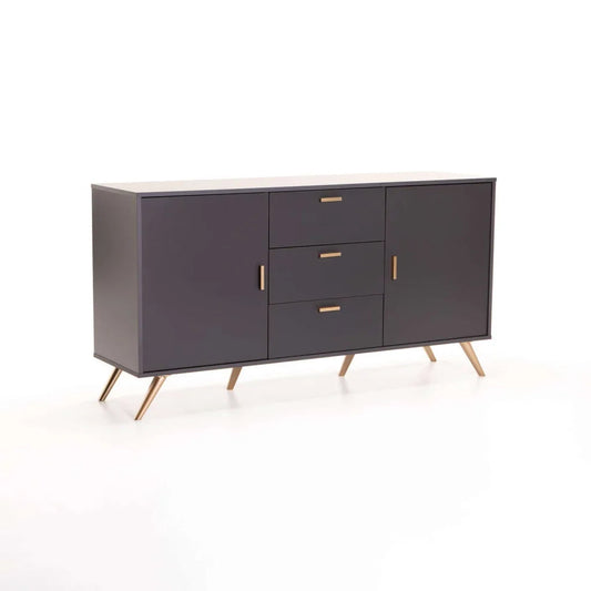 Succotash 2 Door 3 DrawerSideboard - Grey