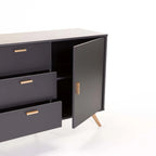 Succotash 2 Door 3 DrawerSideboard - Grey