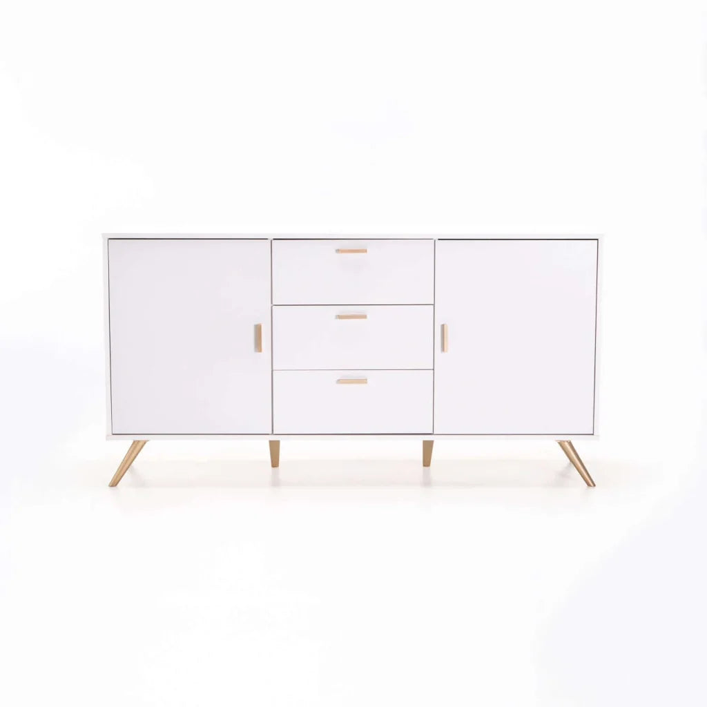 Succotash 2 Door 3 DrawerSideboard - White