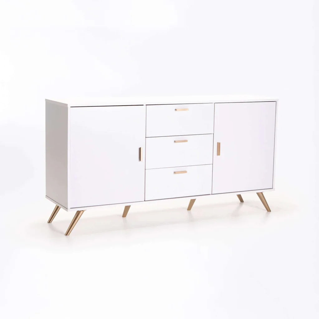 Succotash 2 Door 3 DrawerSideboard - White