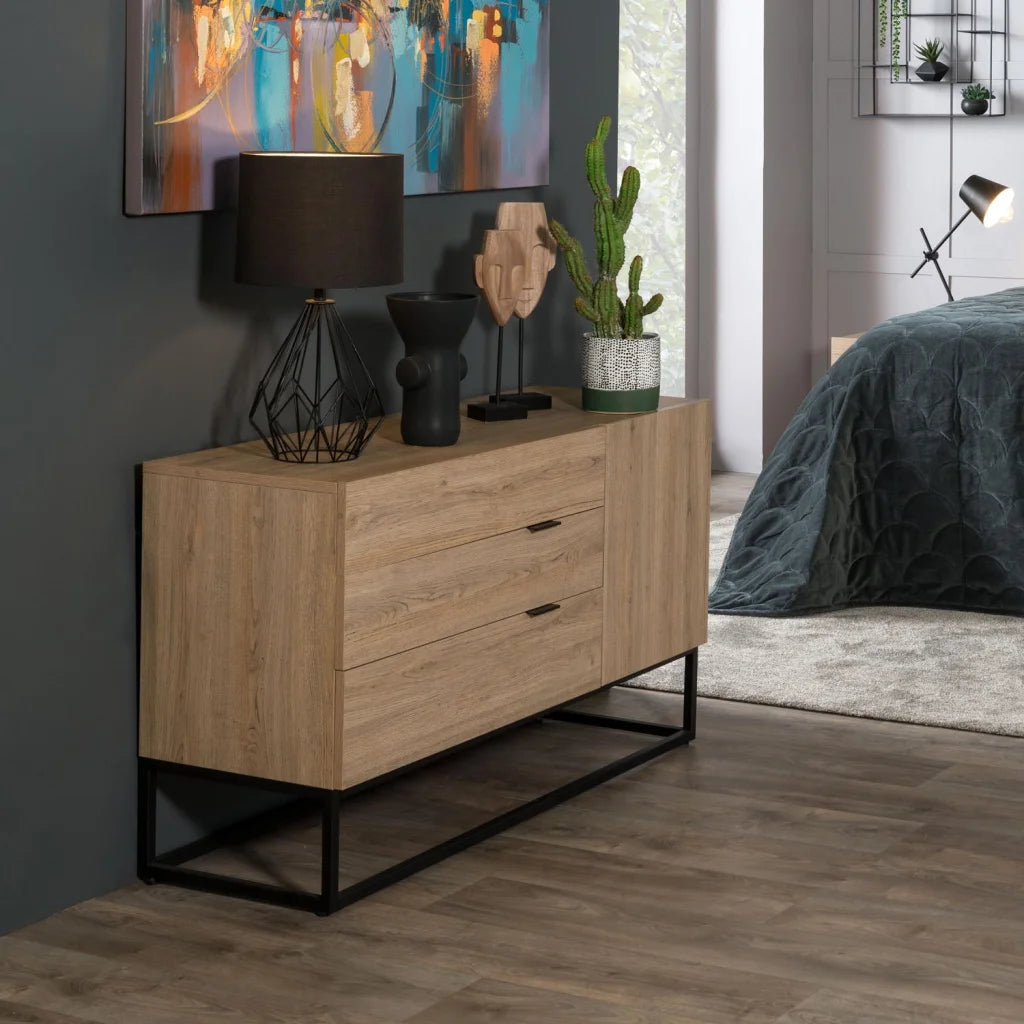Azrael 3 Drawer 1 Door Sideboard