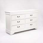 Tshimo 6 Drawer Dresser - White