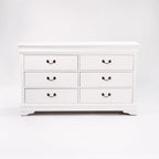 Tshimo 6 Drawer Dresser - White