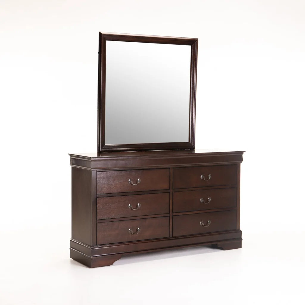 Tshimo 6 Drawer Dresser - Dark