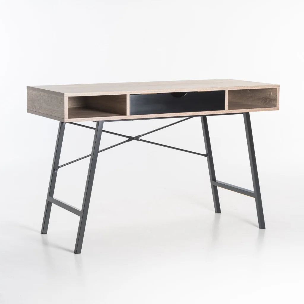 Kimmila 120cm Desk - Oak / Black