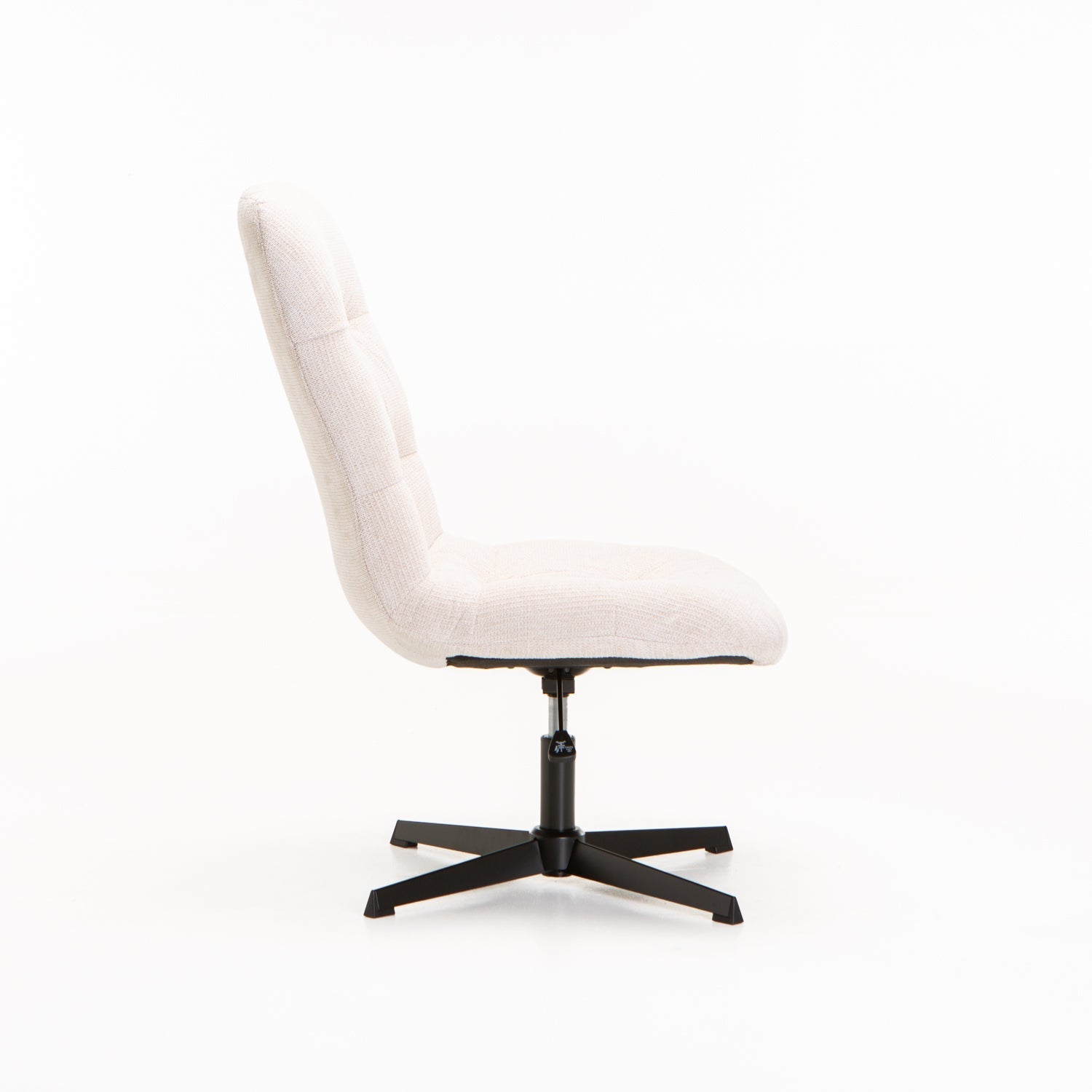 Trusha Fabric Chair With Swivel - Oatmeal