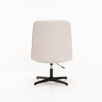 Trusha Fabric Chair With Swivel - Oatmeal