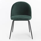 Mona Velvet Dining Chair - Green