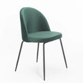 Mona Velvet Dining Chair - Green